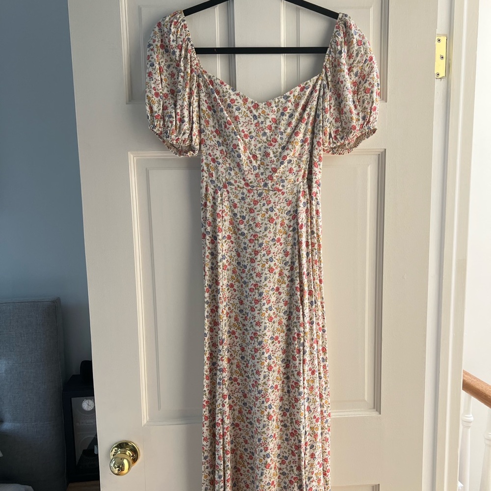Reformation Floral Midi Dress size 2